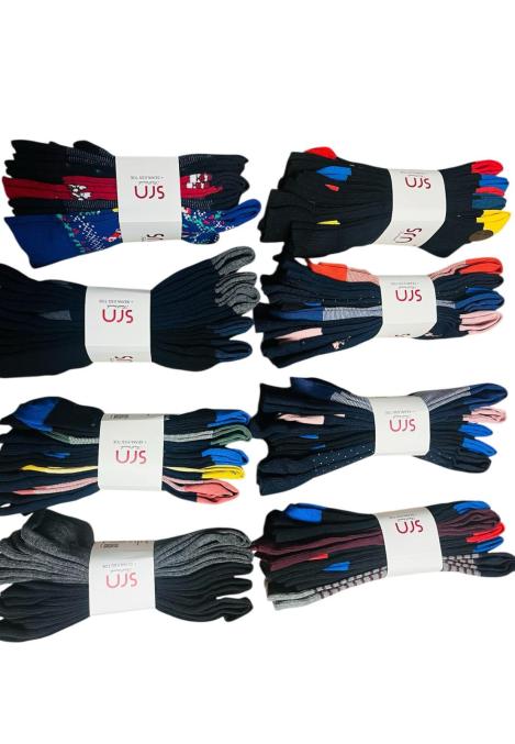 Sosete barbatesti inalte fara cusaturi 5/set ,nuante diversificate, Engros